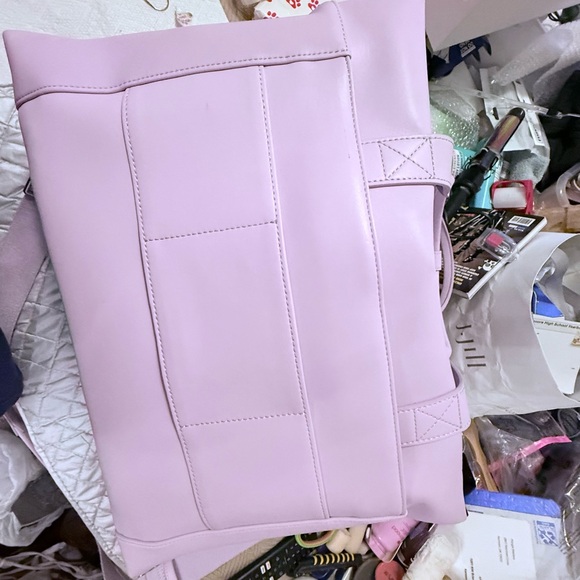 MONSE Lavender Leather Travel Tote - Picture 10 of 12